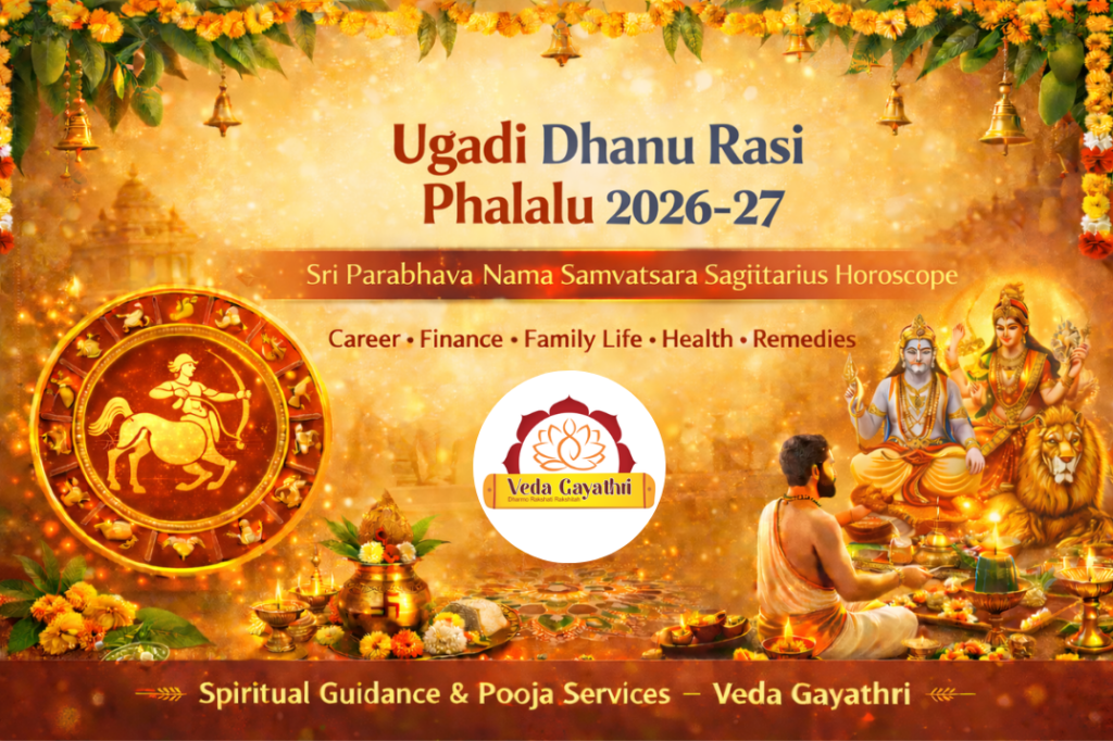 Dhanu Rasi Phalalu 2026–27,Ugadi Sagittarius Horoscope Predictions