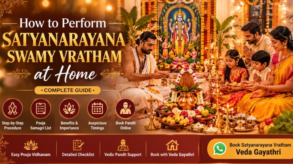 How to Perform Satyanarayana Swamy Vratham at Home
