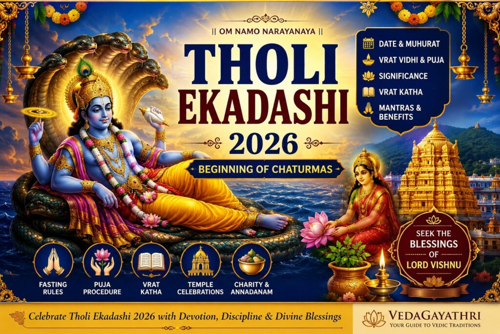 Tholi Ekadashi 2026 Date, Vrat, Puja Vidhi, Muhurat & Lord Vishnu Worship Guide