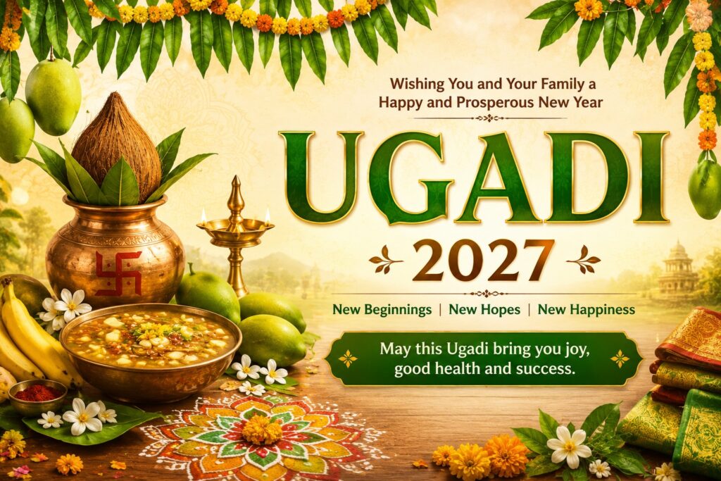 Ugadi 2027 Telugu New Year celebration