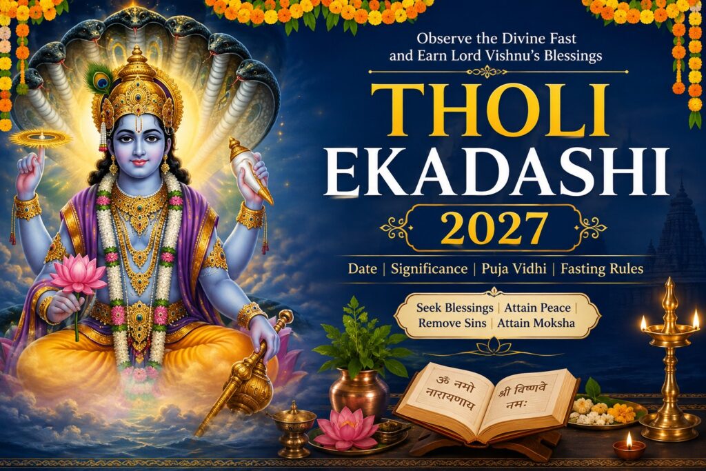 Tholi Ekadashi 2027 Lord Vishnu Puja and Fasting Rituals
