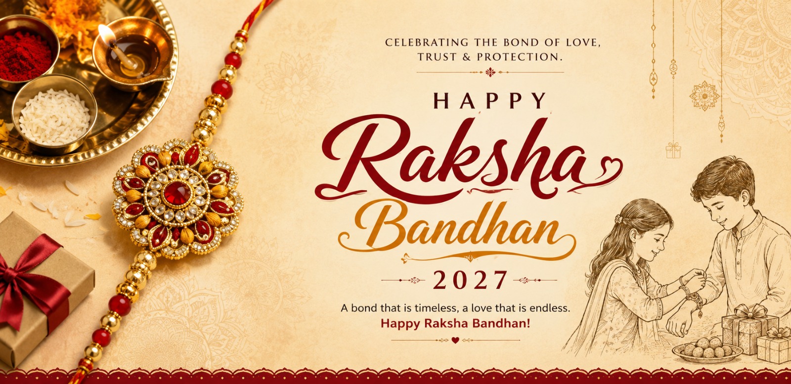 Happy Raksha Bandhan 2027